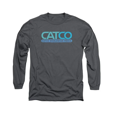 Supergirl Big & Tall Catco Logo Long Sleeve Adult Tee / T-Shirt