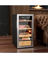 Miuguyo 82L Electric Humidor, Cigar Humidor for 750 Cigars, Cooling, Heating and Humidity Control