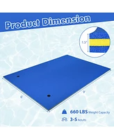 9 feet x 6 feet 3 Layer Foam Water Pad