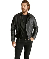 Robert Graham Men's Faux Leather Moto