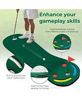 Golf Putting Green Set for Indoor Outdoor Use