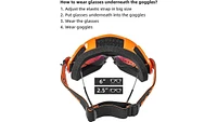 Batfox Dirt Bike Atv Goggles Motorcycle Gear Riding Motocross Dirtbike 4-Wheeler Mx Dh Accessories Glasses for Men Women Youth UV400 Protectio