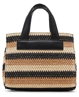 Steve Madden Bflores Raffia Mini Tote