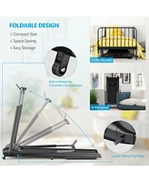 Compact Folding Treadmill with Touch Screen App Control