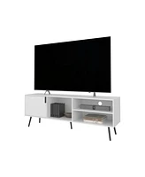 Fm Furniture Mescal Tv Stand Multistorage with a Door and Open Storage