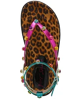 Betsey Johnson Women's Conley Gemstone Platform Footbed Sandals