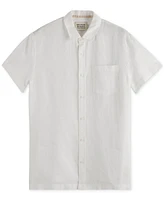 Scotch & Soda Men's Regular-Fit Button-Down Linen Shirt