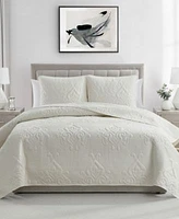 Vcny Home Solomun Pinsonic Damask Quilt Sets