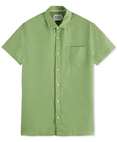 Scotch & Soda Men's Short-Sleeve Linen Shirt