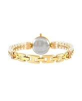 Danecraft Women's 18K Fine Gold-Plated Analog Watch