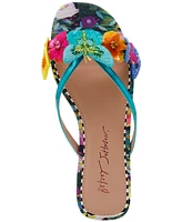 Betsey Johnson Women's Sellena Butterfly Slide Sandals