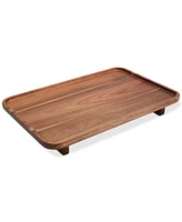 Haven Footed Wooden Serve Board, 17" x 11"