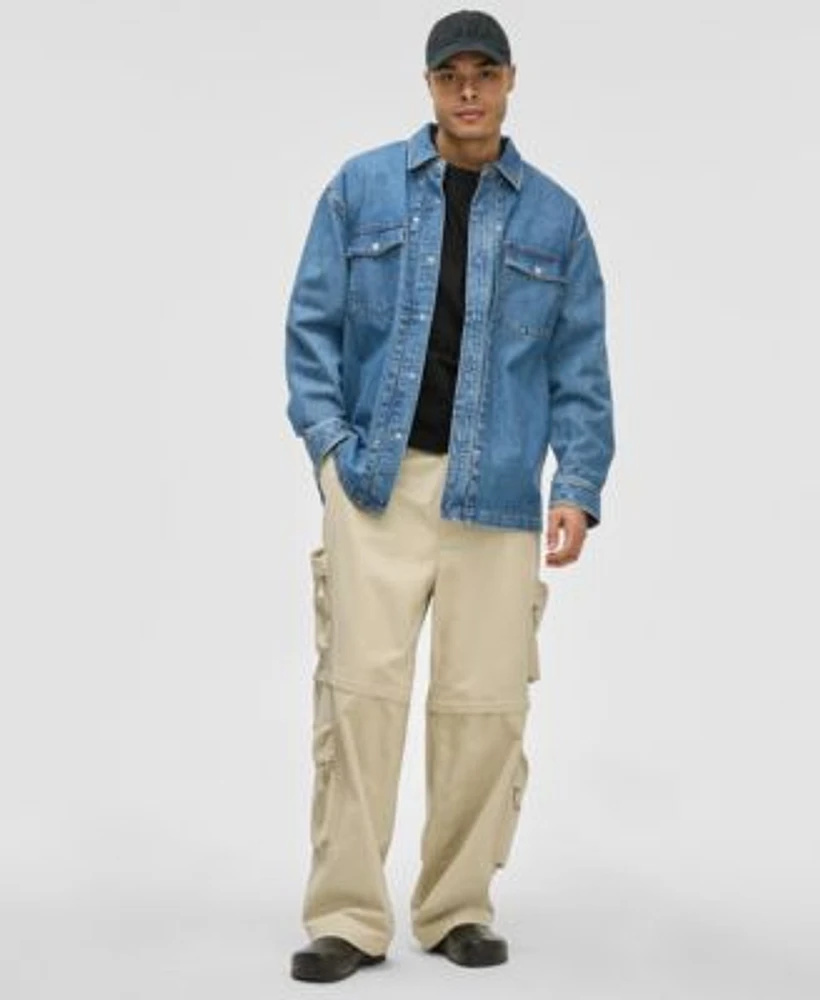Mode Of One Mens Denim Shirt Jacket Cargo Joggers Exclusively At Macys