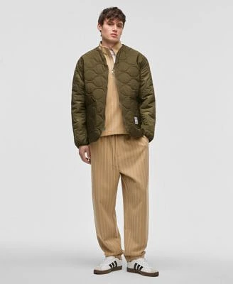 Mode Of One Mens Reversible Shell Quilted Jacket Pinstripe 1 4 Zip Track Jacket Regular Fit Pinstripe Track Pants Exclusively At Macys