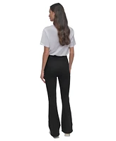 Dkny Jeans Women's High-Rise Pull-On Flare