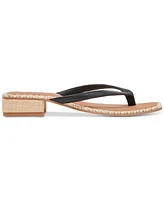 Dolce Vita Women's Barty Whipstitch Thong Low Heel Sandals