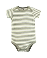 Hudson Baby Boys Cotton Bodysuits, Sage Mamas Boy, Preemie