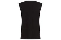 Olsen Round Neck Sleeveless Shell