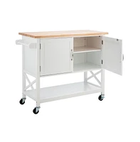 Kesler 2 Door 1 Shelf Cart