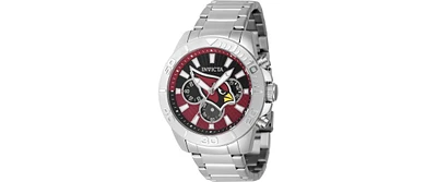 Invicta Men's 47960 Nfl Arizona Cardinals Quartz Multifunction Black, Red Dial Watch