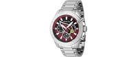 Invicta Men's 47960 Nfl Arizona Cardinals Quartz Multifunction Black, Red Dial Watch