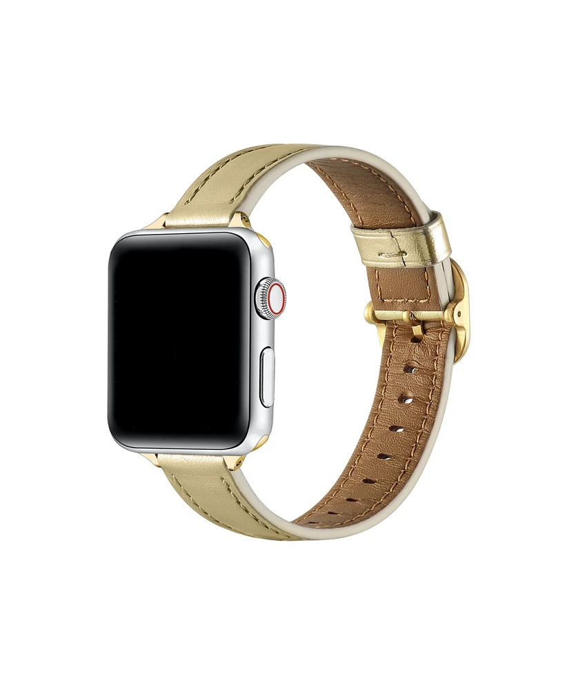 Posh Tech Carmen Metallic Leather Band for Apple Watch