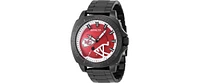 Invicta Men's 47876 Nfl Kansas City Chiefs Quartz 3 Hand White, Red Dial Watch