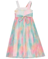 Bonnie Jean Big Girls Rainbow Mesh Gown