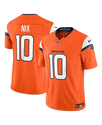 Nike Men's Bo Nix Orange Denver Broncos Vapor F.u.s.e. Limited Jersey