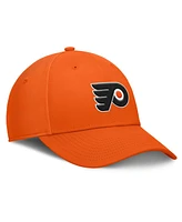 Fanatics Men's Orange Philadelphia Flyers Core Primary Logo Flex Hat