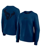 Fanatics Women's Navy Houston Texans Elements Pullover Sweatshirt