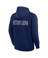 Fanatics Men's Navy Penn State Nittany Lions Blaze Tri-Blend Pullover Hoodie