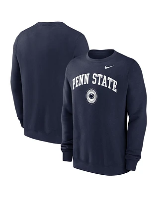 Nike Men's Navy Penn State Nittany Lions Arched Seal Pullover Sweatshirt