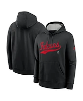 Nike Men's Black Atlanta Falcons Rewind Club Logo Pullover Hoodie