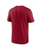 Nike Men's Crimson Alabama Tide On-Court Basketball Legend Practice Performance T-Shirt