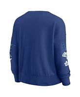 Fanatics Women's Blue Toronto Maple Leaf's Go Team Pullover Sweatshirt