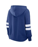 Fanatics Women's Blue Toronto Maple Leafs Seize Fleece Pullover Hoodie