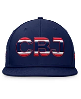 Fanatics Men's Navy Columbus Blue Jackets Authentic Pro Rink Snapback Hat