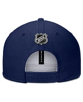 Fanatics Men's Navy Columbus Blue Jackets Authentic Pro Rink Snapback Hat