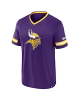 Fanatics Men's Purple Minnesota Vikings Stripe Stacking T-Shirt