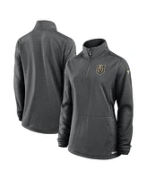 Fanatics Women's Gray Vegas Golden Knights Authentic Pro Rink Lightweight Quarter-Zip Pullover Top