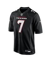 Nike Men's C.j. Stroud Carbon Black Houston Texans Fashion Jersey