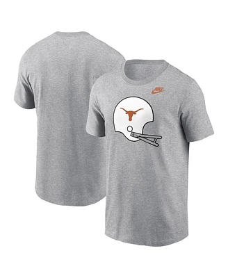 Nike Men's Heather Gray Texas Longhorns Legacy Helmet T-Shirt