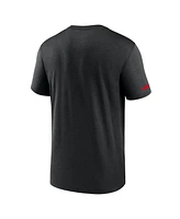 Nike Men's Black Ohio State Buckeyes On-Court Basketball Legend Practice Performance T-Shirt