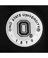 Pro Standard Women's Black Ohio State Buckeyes Cultivated-Pearl Cropped Pullover Sweatshirt