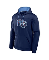 Fanatics Men's Navy Tennessee Titans Defender Pullover Hoodie