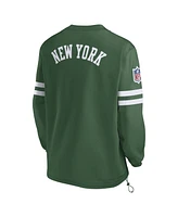 Nike Men's Green New York Jets 2023 Sideline V-Neck Pullover Windshirt