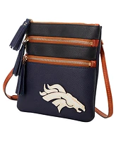 Dooney & Bourke Denver Broncos Infield Triple Zip Crossbody Purse