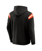 Fanatics Men's Charcoal Cincinnati Bengals Football Washed Pullover Hoodie