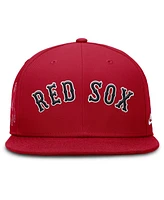 Nike Men's Red Boston Sox Cooperstown True Performance Fitted Hat